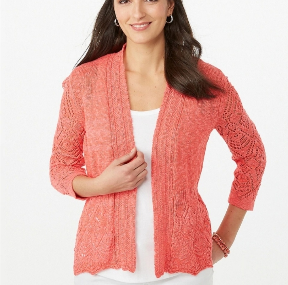 Coral Cardigan